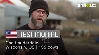 smaXtec  Testimonial  Lauderdale Farm Dan Lauderdale Wisconsin US [upl. by Rentsch]