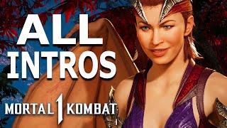 MORTAL KOMBAT 1 Nitara All Intros Dialogue Character Banter MK1 [upl. by Astrea981]