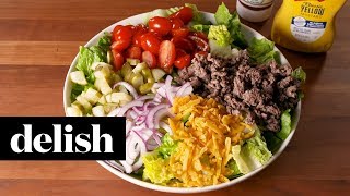 Big Mac Cheeseburger Salad  Delish [upl. by Schreiber]