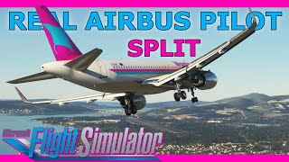 The Challenging Split Approach With a Real Airbus Pilot amp ORBX Preview MSFS A32NX [upl. by Lowndes449]