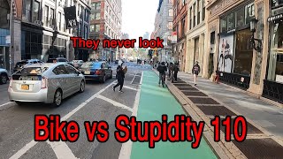 Bike vs Stupidity 110 😷 😁 [upl. by Glennon]