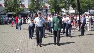 Olper Schützenfest 2014  Marktplatz Antreten [upl. by Pruchno]