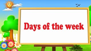 Days Of The Week [upl. by Hsekar68]