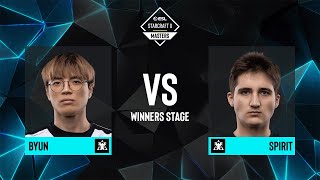 ByuN vs Spirit  ESL SC2 Masters Winter 2023 Finals  Winners Stage [upl. by Ahsener]