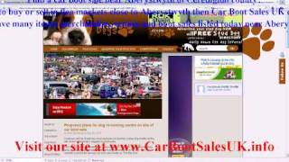 Car Boot Sales Aberystwyth  Flea Market Sites Ceredigion [upl. by Argela]