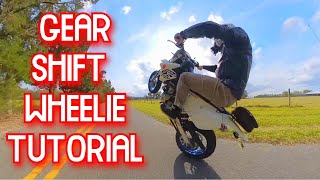 How to do a Wheelie on the DRZ400SM [upl. by Hatcher]