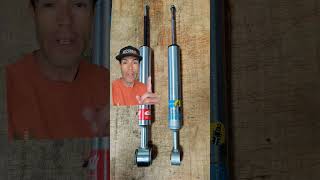 eibach pro truck vs bilstein 5100 shocks  comfort vs control leveling kit very different styles [upl. by Adivad268]