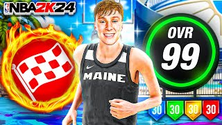 COOPER FLAGG BUILD is UNSTOPPABLE at the PARK in NBA2K24 [upl. by Olette]