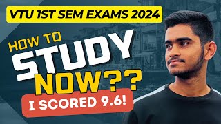 VTU 1st Sem Exams  Watch This if you Havent Studied Anything Till Now  I scored 96 🔥 [upl. by Eastman]