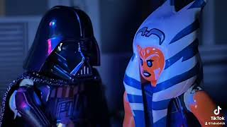 Ahsoka Tano vs Darth Vader  Star Wars Rebels Lego stop motion [upl. by Helenka]