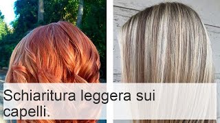 Schiaritura leggera sui capelli scuri foto prima e dopo con frangia tonalità e lunghezza [upl. by Publius]