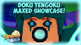 CODE DOKU TENGOKU MAXED SHOWCASE Shindo Life [upl. by Newfeld928]