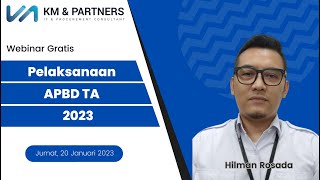 Webinar Pelaksanaan APBD TA 2023 [upl. by Reynold]