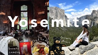 Yosemite Vlog 🇺🇸  요세미티에서 마주친 곰🐻 요세미티 캠핑 요세미티 호텔 요세미티 뷰포인트 산호세 브이로그 미국일상 미국브이로그 캘리포니아 여행미국여행 [upl. by Debby51]