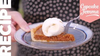 MY FAVOURITE DESSERT Treacle Tart Recipe amp Tutorial  Cupcake Jemma [upl. by Nyletac276]