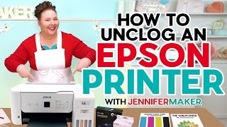 How To Easily Unclog Your Epson Printer  No More Printing Issues [upl. by Norehs380]