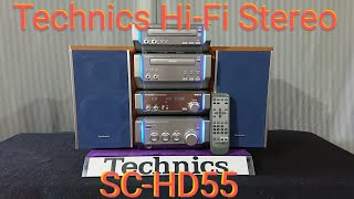 Technics HiFi Stereo SCHD55 Testing Setting 001 [upl. by Anirres]