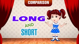 Long and Short  Comparison for Kids  Learn PreSchool Concepts with Siya  Part 3 [upl. by Areemas]