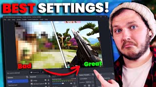 How To Record Gameplay On PC With OBS Best Settings Resolutions and MORE [upl. by Enneiviv]