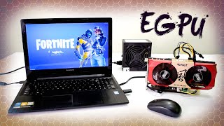 How to Setup External Graphics Card on a Laptop for CHEAP   eGPU Tutorial [upl. by Nnylyrehc409]