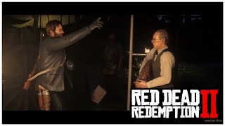 The Reason why Arthur kicked Strauss out of camp  Red Dead Redemption 2 [upl. by Bret112]