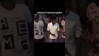 IMITANDO EL ACENTO ESPAÑOL 🤣 [upl. by Ardnassela868]