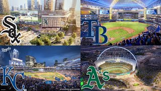 Future MLB Stadiums Being Built 20242030 [upl. by Nidraj]