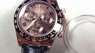 Rolex  Daytona Cosmograph 18k Rose Gold  116515 [upl. by Onifur964]