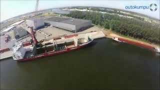 Outokumpu finishing plant in Terneuzen the Netherlands [upl. by Lorry]