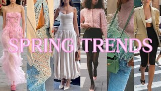 Top 10 Spring Fashion Trends 2024 what to wear this spring [upl. by Woodall67]