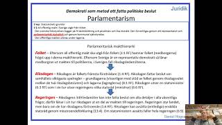 Demokrati som beslutsform  Del 27  Parlamentarism [upl. by Akselav]