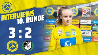 ADMIRAL Frauen Bundesliga  10 Runde  Interviews  First Vienna FC 1894 USV Neulengbach [upl. by Jessamine452]