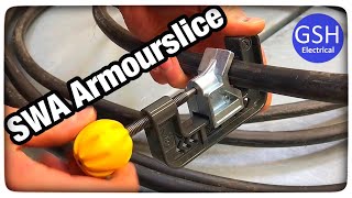 How to Make off a SWA Cable Using a CK Armourslice SWA Cable Stripper [upl. by Asinet]