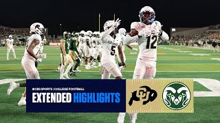 Colorado Buffaloes vs Colorado State Rams  Extended Highlights [upl. by Babbie446]