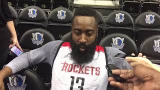 Harden completely shook while being asked question by Scoops Callahan [upl. by Hunt107]