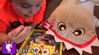 Giant EGG Surprise Toy Hunt  Video Game Apps on HobbyKidsTV [upl. by Aicelef]