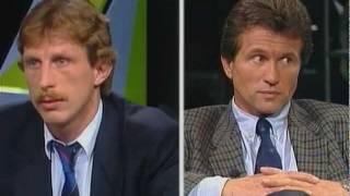 Erhitzte Diskussion vor Topduell Daum vs Hoeneß 1989  das aktuelle sportstudio – ZDF [upl. by Nosydam704]