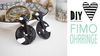 DIY Ohrringe mit Fimo selber machen [upl. by Kathryn]