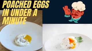 How to Make Poached Eggs in the Microwave Under One Minute [upl. by Aizirtap]