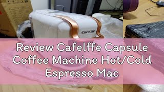 Review Cafelffe Capsule Coffee Machine HotCold Espresso Machine for Nespresso Capsules  Dolce Gus [upl. by Andrej]