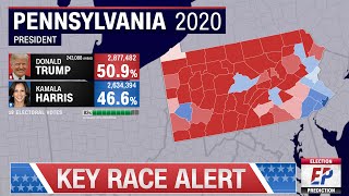 PENNSYLVANIA PREDICTON  2024 Presidential Election [upl. by Ofori]