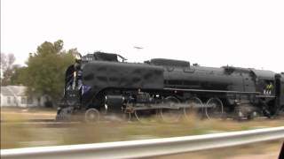 Union Pacific 844 Steam Locomotive Chase [upl. by Flavius683]