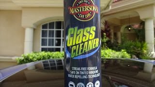 Mastersons Car Care Glass Cleaner Review and Test Results on my Honda Prelude [upl. by Notse553]