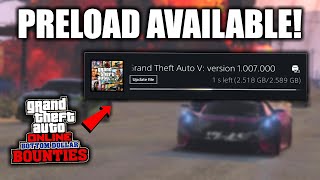 GTA Online Bottom Dollar Bounties DLC PRELOAD NOW AVAILABLE [upl. by Hayton]