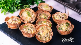 The Best Tortilla Egg Muffins  Easy Breakfast Recipe [upl. by Nabatse]