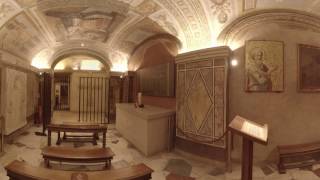 360 Video Inside the Tomb of St Peter at the Vatican [upl. by Otsuj]