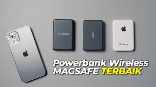 5 Rekomendasi POWERBANK WIRELESS TERBAIK Magsafe Battery FAST CHARGING Berkualitas [upl. by Worlock]