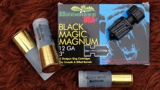 Brenneke Black Magic Magnum 12 GA Slug Test [upl. by Kinnon537]