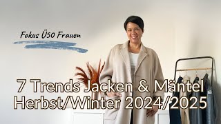 7 Jacken und Manteltrends HerbstWinter 20242025 [upl. by Batholomew]