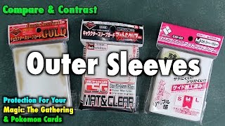 A Review of Outer Sleeves for Magic The Gathering and Pokemon KMC Character Guard Broccoli [upl. by Miarfe]